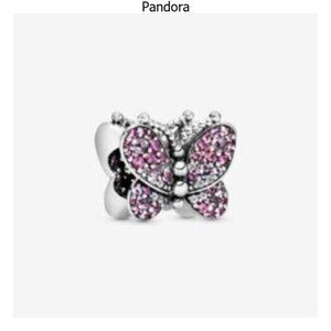 Pandora Pink Pav Butterfly Charm